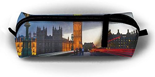 Big Ben Waltons London Children Girls Zipper Pen Bag Cosmetic Bags Unisex Cylindrical Purse