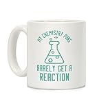 LookHUMAN My Chemistry Puns White 11 Ounce Ceramic Coffee Mug