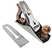 No. 4 Smoothing Bench Plane with 2-Inch cutter - Fully Adjustable Wood Hand Planer, Includes 2 blades