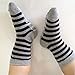 Baby 6 Pairs Assorted Non Skid Ankle Cotton Socks Baby Walker Boys Girls Toddler Anti Slip Stretch Knit Stripes Star Footsocks Sneakers Crew Socks with Grip for 1-3 Years