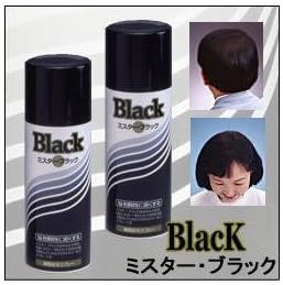 Amazon ミスターブラック 男女兼用 薄毛対策スプレー 毛染め 白髪染め 瞬時に対応 染毛料 日本製 3本組 日本ショッピング 増毛 ボリュームアップスプレー 通販