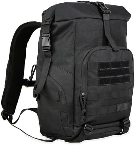 Amazon.com: Rolltop Backpack 30L, Lightweight Travel Backpack for