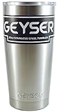 Geyser 20oz Stainless Steel Double Wall Vacuum Insulated Travel Tumbler Rambler Coffee Mug ...