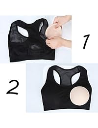 Relleno para sostén, 4 pares, cocidos, removibles, para corpiños deportivos, copa B C y C D opcional