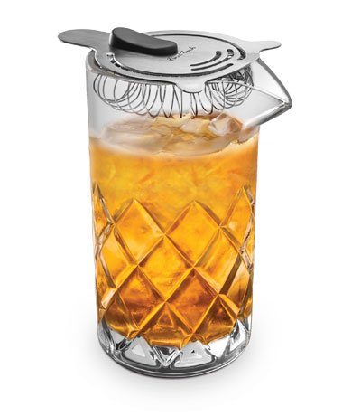 Glass Mixing Pitcher With SS Strainer, 600ml