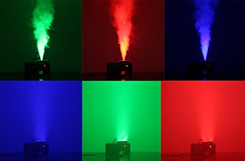 Led Fog Machine,1500w Upward Spray Smoke Machine, With 24x3w 3in1 Led,Wireless Remote Control,Use For Disco, Ballroom, KTV, Bar,Club, Party, Wedding