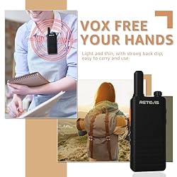 Retevis RT22P Walkie Talkie with Earpiece, New