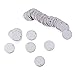 Beadthoven 100pcs 9/16''Inch 304 Stainless Steel Blank Stamping Tag Pendants for Bracelet Earring Pendant Flat Round Charms 15x1mm