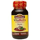Nature Made VitaMelts Sleep Melatonin 3mg, Tablets, Chocolate Mint 100 ea Pack of 4