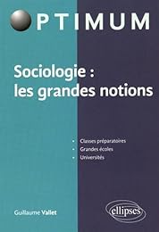 Sociologie, les grandes notions