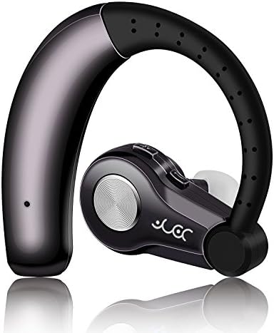 Wireless Bluetooth Headset,QANGEL Bluetooth 4.1 Earpiece,Noise Cancelling Headphones Hands-free Sport Earphones with Mic for Gym,Driving,Sweatproof Running Earbuds for iPhone,Samsung,LG (Black)