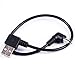Green-utech 1ft (30cm) Angled Usb 2.0 a to 5.5/2.1mm Barrel Connector Jack Dc Power Cable
