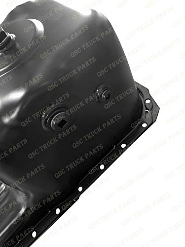 QSC Steel Oil Pan Front Sump For Freightliner International Peterbilt Volvo