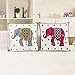 Pink Elephant Cotton Throw Pillow Case Cushion Cover Sofa Home Bed Decor by OOOUSE