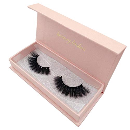Sdoo 3D Mink Fake Eyelashes Hand-made Dramatic Crisscross Deluxe False Lashes Black Nature Fluffy Long Soft Reusable (D)