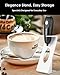 Gifbera Coffee Mixer Milk Frother Handheld Electric Battery Operated Foam Maker for Coffee Lattes, Cappuccino, Hot Chocolate, Frappe, Drink Mixer With Durable Stainless Steel Whisk