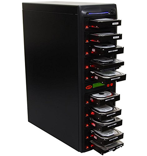 Systor System 1:9 SATA 2.5" & 3.5" Dual Port/Hot Swap Hard Disk Drive / Solid State Drive (HDD/SSD) Clone Duplicator/Sanitizer (90MB/s) 3.5 inches SYS109HS-DP