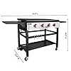 Royal-Gourmet-GB4000-36-inch-4-Burner-Flat-Top-Propane-Gas-Grill-Griddle-for-BBQ-Camping-Black