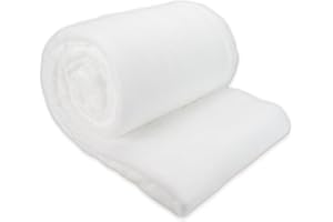 FCHUSWTY Upholstery Quilt Batting, 48 Inch x 5 Yards Polyester Batting Multipurpose Wadding Fabric Fiber Stuffing for Cushion Pillows, Bedspreads, Padding, Interior Decoration Stuffing - Crafts