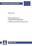 Image de Die Vergütung von Logistik-Führungskräften: Grundlagen und empirische Erkenntnisse (Europäische Hochschulschriften / European University Studies /