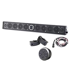 PowerBass XL-1000 Marine Certified Amplified Power Sports Bluetooth Soundbar (XL-1000 with Clamps and Remote)