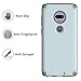 Ownest Compatible Moto G7 Case/Plus Case,Anti-Scratch Silicone Plastic Shell Built-in Magnetic Metal Plate,Resistant Thin Lightweight Slim Protective Cases for Motorola -(Green)