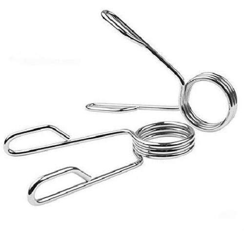 R&DOG 2 X Olympic 2" Spring Collar Weight Bars Clips Dumbbell Barbell Clamp Bar Gym