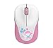 Mini Wireless Mouse(Battery Included), FD V10 2.4G Cute Optical Travel Mouse with Nano Receiver for Kids/ Girls/Ladies Compatible with Notebook/Computer/PC/Laptop/Macbook and Chromebook（Pink）