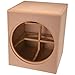 Knock-Down MDF 4.0 ft179; Subwoofer Cabinet for Dayton Audio 18