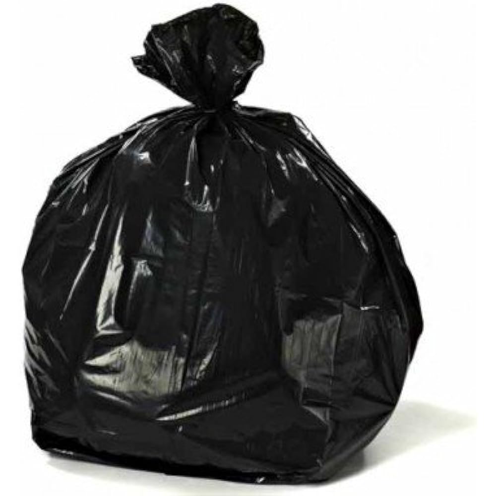 5560 Gallon Trash Bags &x2502 1.2 Mil Black Heavy Duty Garbage Can