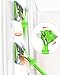 IKU Long Window Cleaner Kit Glass Squeegee Cleaning Tool with 180° Squeegee Head, Extension Pole, Microfiber Cloth(2), Groove Brush for Indoor & Outdoor Windows/Shower/Car (Green)