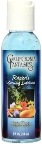 California Fantasies Razzels Tropical Lubricant, Teeze Flavored by Razzels