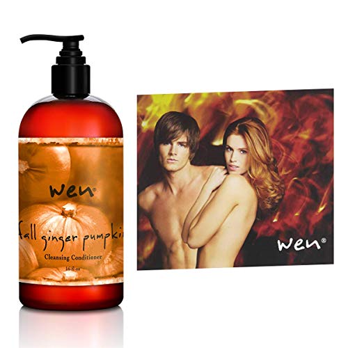 Wen Fall Ginger Pumpkin – Cleanses, Nourishes and Restores the Look of Hair, No Harsh Sulfates (16 oz) w/CD
