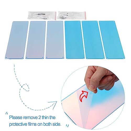 Acrylic Risers Display Stands，2 Packs 3 Tier Clear Display Shelf for Cupcake Stand Party Shot Glasses Perfume Organizer Anime Figures Collectibles Jewelry Decoration and Cosmetic Products Tabletop