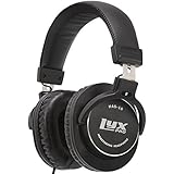 LyxPro HAS-10 Closed Back Over-Ear Professional Studio Monitor &amp; Mixing Headphones, Newest 45mm Neodymium Drivers for Wide Dynamic Range - Lightweight