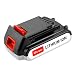 LBXR20 2000mAh Replacement for Black and Decker 20V Battery Lithium Ion 20-Volt Max LB20 LBX20 LST220 LBXR2020-OPE LBXR20B-2 LB2X4020 Cordless Tool Battery