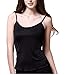 Pure Silk Knitted Women's Camisole Tank Top[US10,Black]