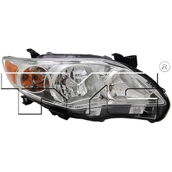 Amazon.com: CarLights360: Fits 2011 2012 2013 Toyota Corolla Headlight Assembly Passenger Side ...