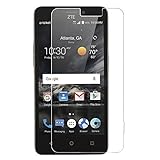 Yihailu ZTE Sonata 3 Z832, Maven 2 Z831, Avid Trio Tempered Glass Screen Protector HD Clarity 9H Hardness 2.5D Arc Anti-Bubble Film - Retail Package