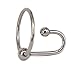 Eastern Delights Stainless Penis Cock Rings with Urethral Sounds Ball