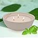 Winbattle Candle Scented Candle, Mint Aromatherapy Candles, Coarse Pottery Container,Natural Soy Waxthumb 3