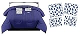 Doctor Who Tardis Comforter & White Tardis Sheets Bedding Set - Size Queen