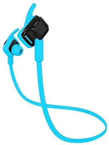 Jabees BeatING Bluetooth V4.1 Wireless Sweatproof Sports Stereo Headphones for Running, Exercising, Gym, Biking, Etc. In-ear Earbuds with Mic for All Apple and Android Phones (Blue)