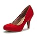 DREAM PAIRS Arpel Women's Formal Evening Dance Rhinestones Classic Low Heel Pumps Shoes New