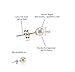 PAVOI 14K Yellow Gold Japanese AKOYA Cultured Pearl Stud Earrings - Handpicked AAA+ 5mm
