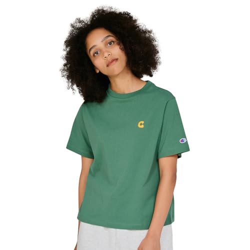[チャンピオン] 半袖Tシャツ 半袖 丸首 ワンポイントロゴショートスリーブTシャツウィメンズカジュアル CW-D303-560-L