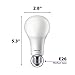 Philips LED 3-Way A21 Frosted Light Bulb: 620-1600-2150 Lumens, 2700 Kelvins, 8-16-23 Watts (50-100-150 Watt Equivalent), 2-Pack, E26D Medium Screw Base, Soft White, 472464