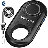 [Upgraded] Bluetooth Remote Shutter for iPhone & Android Camera Control Selfie Button for iPad iPod Tablet, HD Selfie Clicker for Photos & Videos (Black)