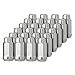 DPAccessories 24 Chrome 14x2.0 Closed End XL Bulge Acorn Lug Nuts for Aftermarket Wheels D3319-2305/24