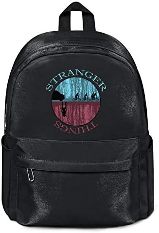 Stranger-Things- Bag Casual Nylon Water Resistant Backpack Bag Purse